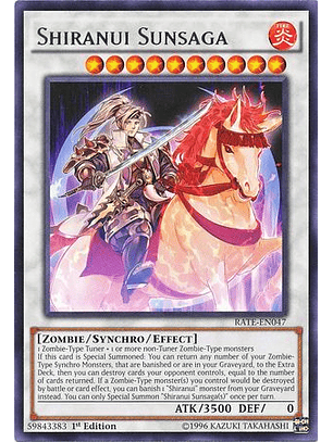 Shiranui Sunsaga - RATE-EN047 - Rare