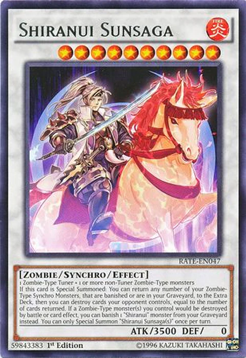 Shiranui Sunsaga - RATE-EN047 - Rare
