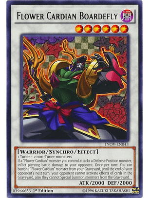 Flower Cardian Boardefly - INOV-EN043 - Rare