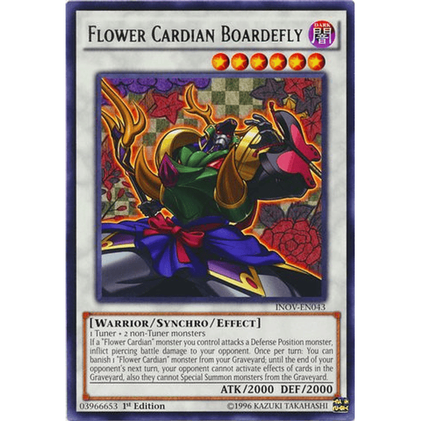 Flower Cardian Boardefly - INOV-EN043 - Rare