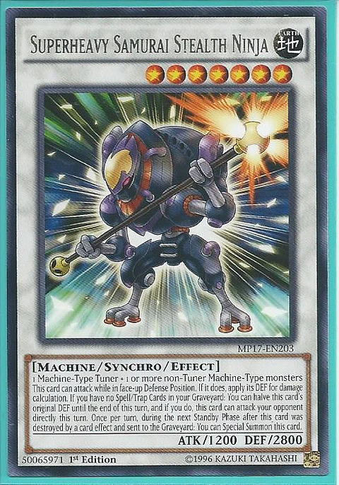 Superheavy Samurai Stealth Ninja - MP17-EN203 - Rare