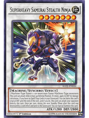 Superheavy Samurai Stealth Ninja - RATE-EN044 - Rare 