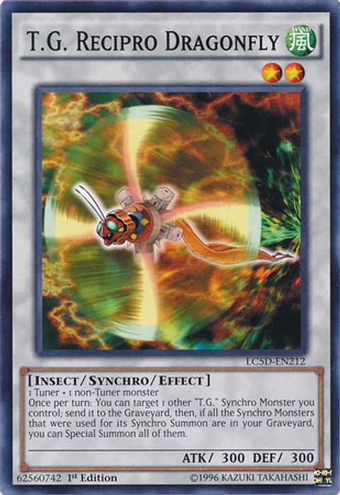 T.G. Recipro Dragonfly - EXVC-EN039 - Rare