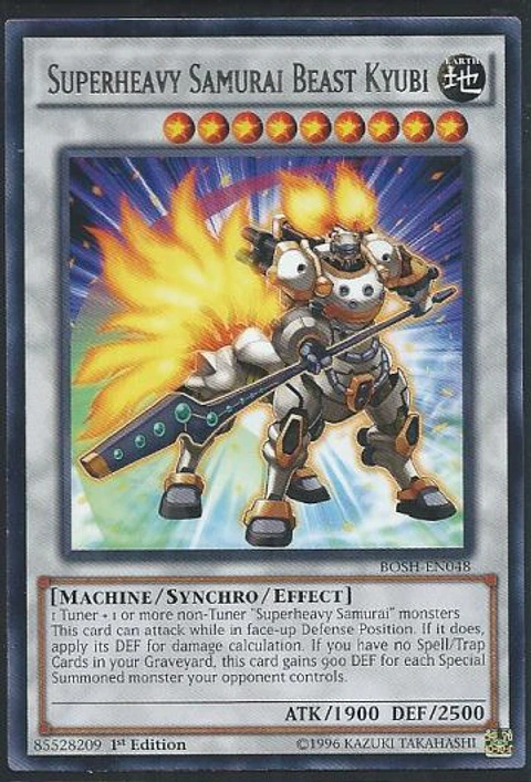 Superheavy Samurai Beast Kyubi - BOSH-EN048 - Rare