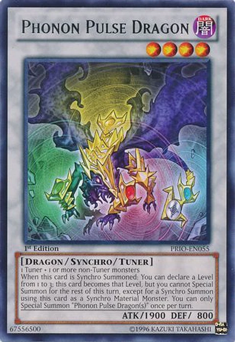Phonon Pulse Dragon - PRIO-EN055 - Rare