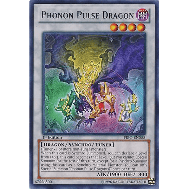 Phonon Pulse Dragon - PRIO-EN055 - Rare