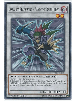 Assault Blackwing - Sayo the Rain Hider - TDIL-EN047 - Rare