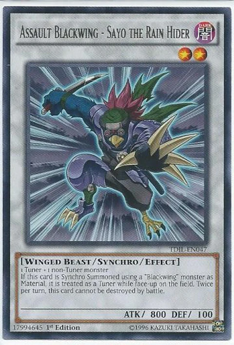 Assault Blackwing - Sayo the Rain Hider - TDIL-EN047 - Rare