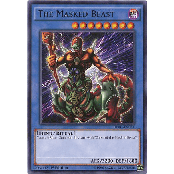 The Masked Beast - DPBC-EN031 - Rare 