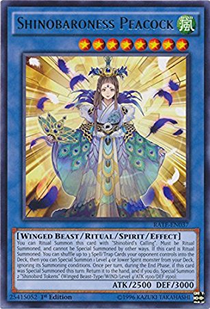 Shinobaroness Peacock - RATE-EN037 - Rare 1
