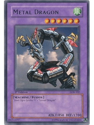 Metal Dragon - LOB-102 - Rare