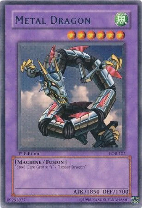Metal Dragon - LOB-102 - Rare