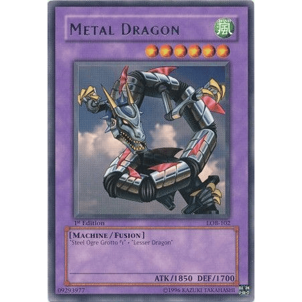 Metal Dragon - LOB-102 - Rare