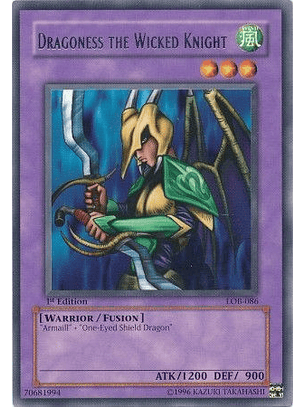 Dragoness the Wicked Knight - LOB-086 - Rare