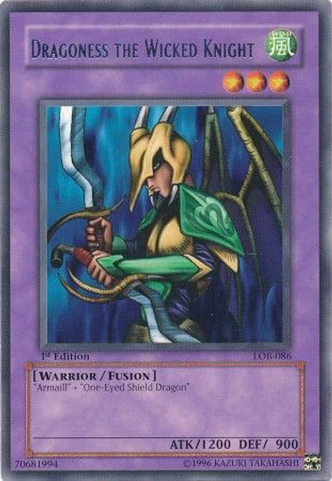 Dragoness the Wicked Knight - LOB-086 - Rare