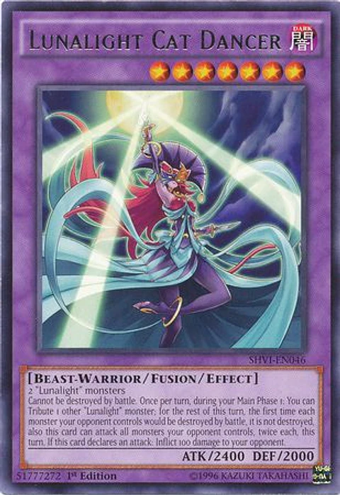 Lunalight Cat Dancer - SHVI-EN046 - Rare 