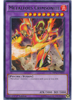 Metalfoes Crimsonite - MP17-EN094 - Rare