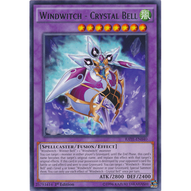 Windwitch - Crystal Bell - RATE-EN040 - Rare 