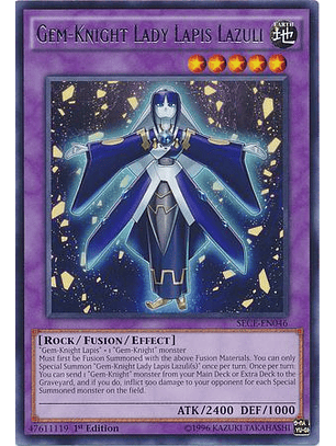 Gem-Knight Lady Lapis Lazuli - SECE-EN046 - Rare