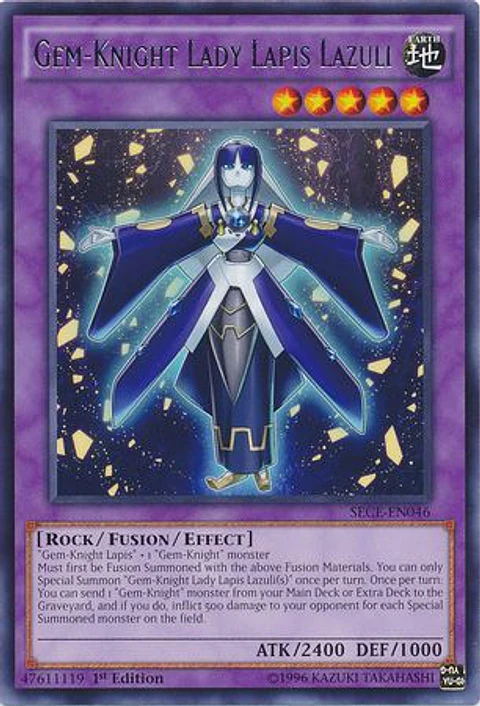 Gem-Knight Lady Lapis Lazuli - SECE-EN046 - Rare