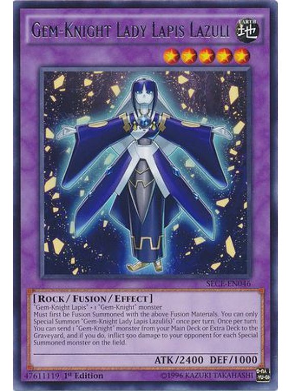 Gem-Knight Lady Lapis Lazuli - SECE-EN046 - Rare