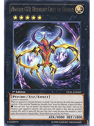 Number C69: Heraldry Crest of Horror - LVAL-EN049 - Rare