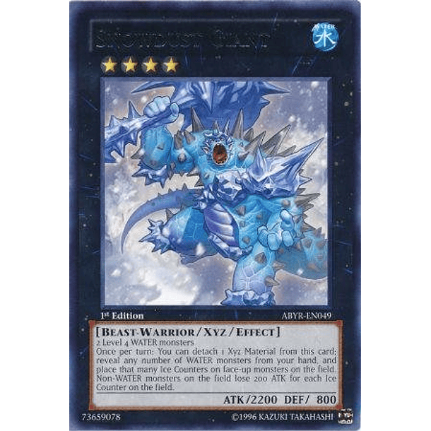 Snowdust Giant - ABYR-EN049 - Rare 