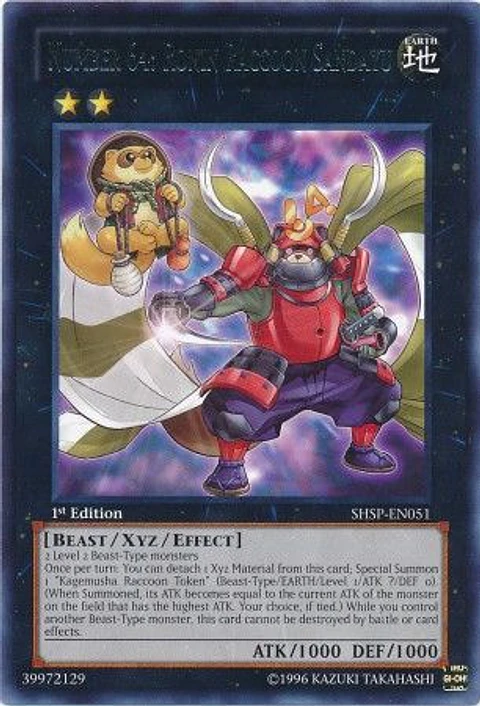 Number 64: Ronin Raccoon Sandayu - SHSP-EN051 - Rare 