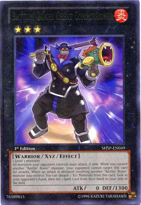 Battlin' Boxer Cheat Commissioner - SHSP-EN049 - Rare