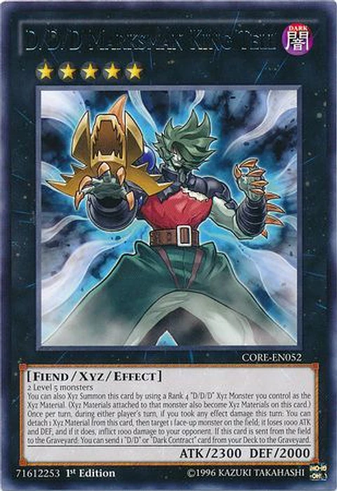 D/D/D Marksman King Tell - CORE-EN052 - Rare