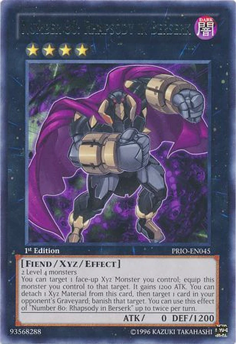 Number 80: Rhapsody in Berserk - PRIO-EN045 - Rare