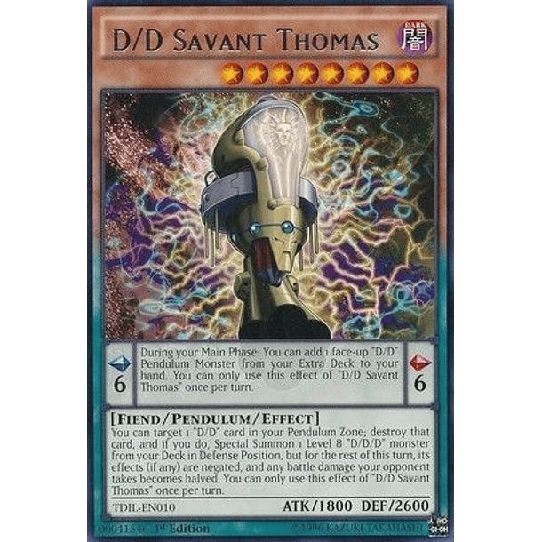 D/D Savant Thomas - TDIL-EN010 - Rare