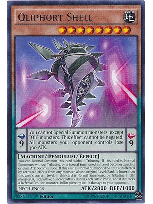 Qliphort Shell - NECH-EN025 - Rare