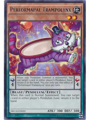 Performapal Trampolynx - NECH-EN002 - Rare 