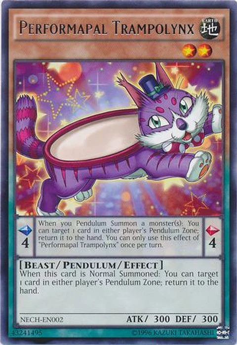 Performapal Trampolynx - NECH-EN002 - Rare 