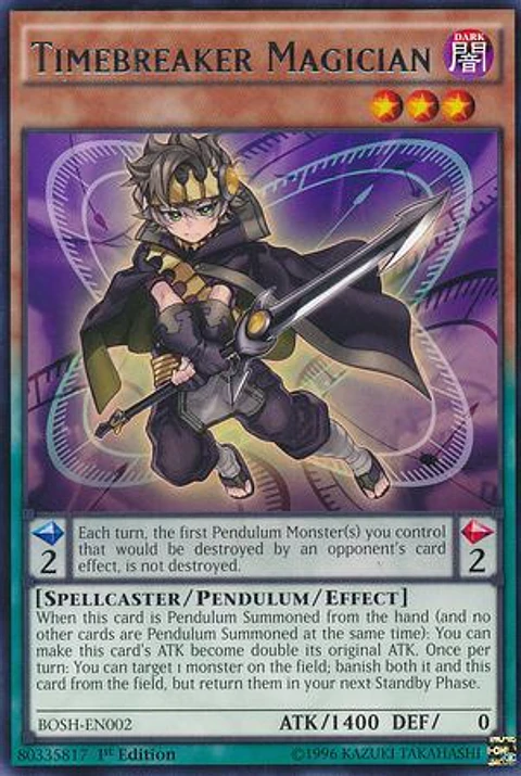 Timebreaker Magician - BOSH-EN002 - Rare 