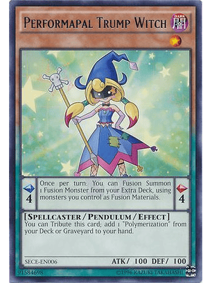 Performapal Trump Witch - SECE-EN006 - Rare