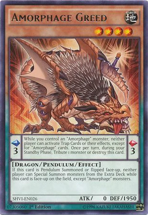 Amorphage Greed - SHVI-EN026 - Rare 