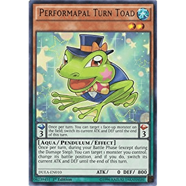 Performapal Turn Toad - DUEA-EN010 - Rare