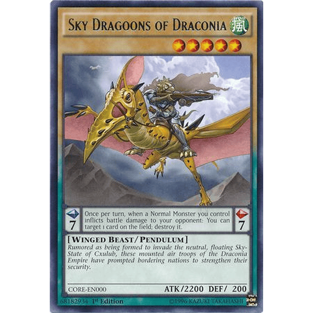 Sky Dragoons of Draconia - CORE-EN000 - Rare