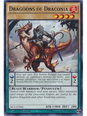 Dragoons of Draconia - SECE-EN000 - Rare 