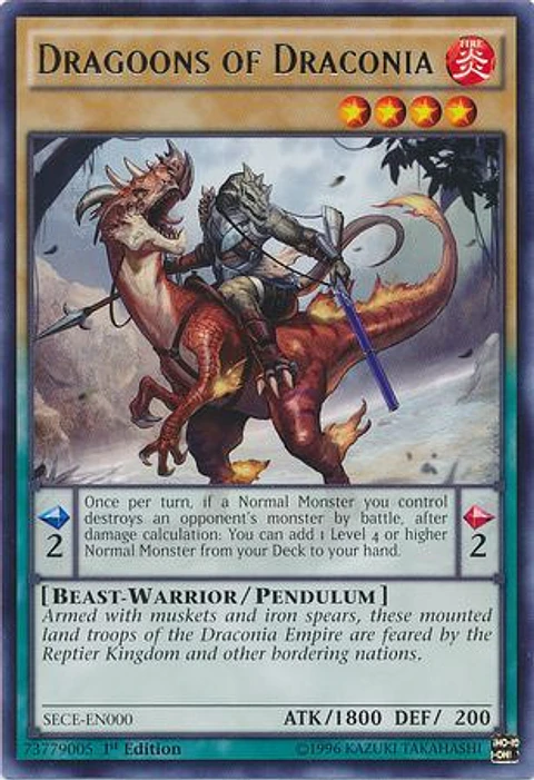Dragoons of Draconia - SECE-EN000 - Rare 