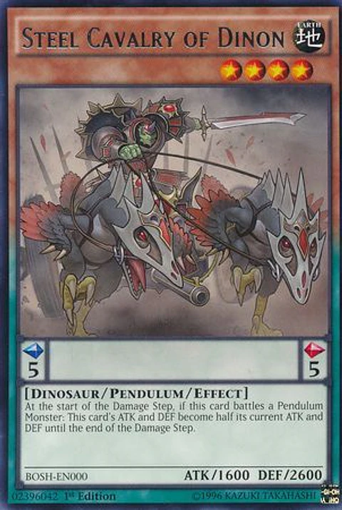 Steel Cavalry of Dinon - BOSH-EN000 - Rare 