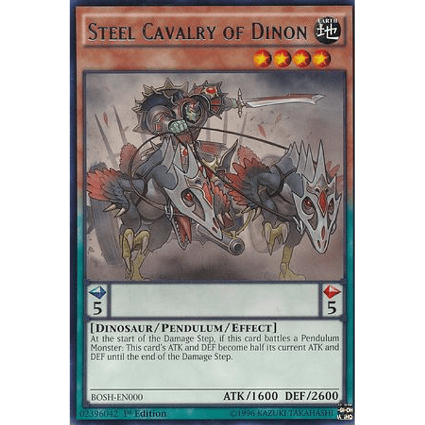 Steel Cavalry of Dinon - BOSH-EN000 - Rare 
