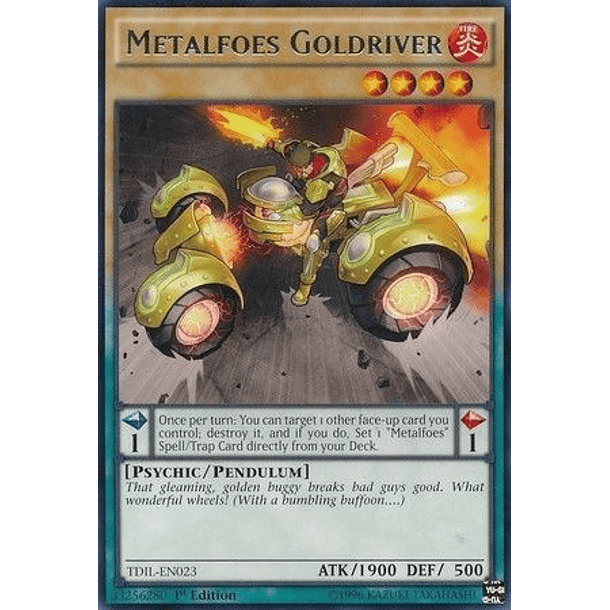 Metalfoes Goldriver - TDIL-EN023 - Rare 