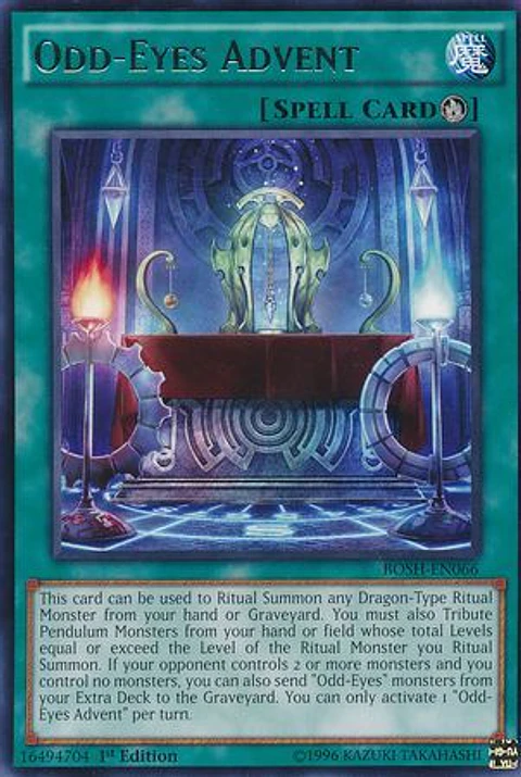 Odd-Eyes Advent - BOSH-EN066 - Rare