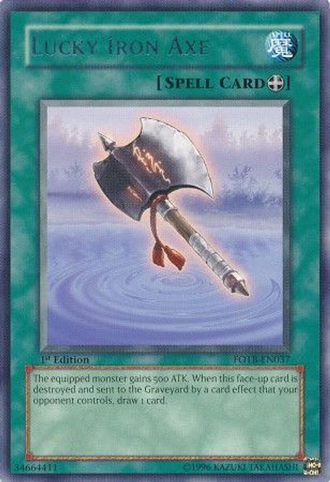 Lucky Iron Axe - FOTB-EN037 - Rare