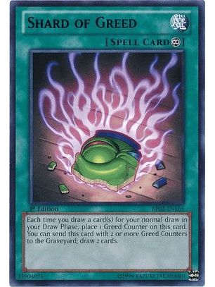 Shard of Greed - BP02-EN165 - Rare