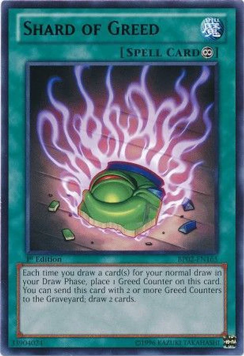Shard of Greed - BP02-EN165 - Rare