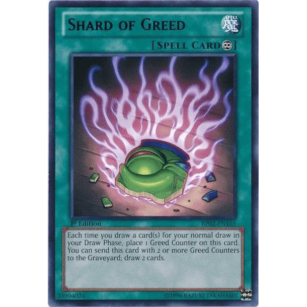 Shard of Greed - BP02-EN165 - Rare
